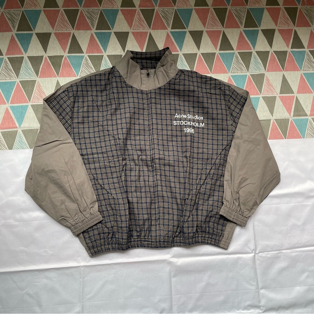 Acne Studios Stockholm 1996 Plaid Pullover Jacket